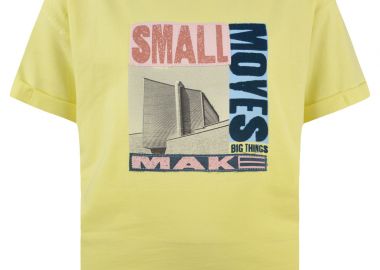 Μπλούζα τύπωμα Small Moves - ΛΕΜΟΝΙ 13-223040-5 - 13-223040-5-16-etwn-lemoni - energiers - 