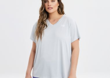 Μπλούζα UA Tech Twist V-Neck Short Sleeve - UNDER ARMOUR - 
