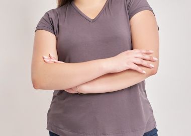 Μπλούζα V με ραφές από φυτική ίνα bamboo -  - 