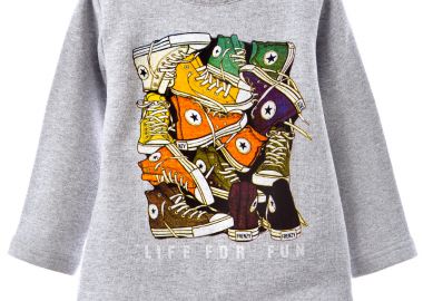 ΜΠΛΟΥΖΑ - Γκρι ΓΚΡΙ - Frenzy style - 