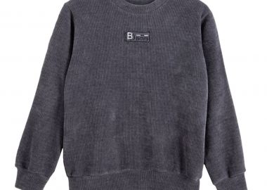 ΜΠΛΟΥΖΑ - ΓΚΡΙ GREY ΓΚΡΙ GREY - BUDDIES - 