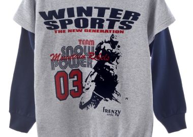 ΜΠΛΟΥΖΑ - ΓΚΡΙ ΜΑΡΕΝ ΓΚΡΙ ΜΑΡΕΝ - Frenzy style - 