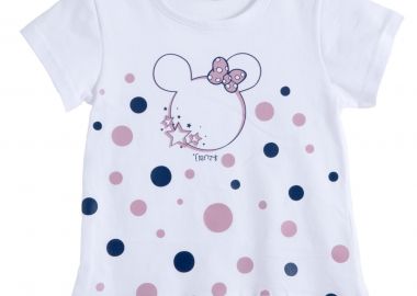 ΜΠΛΟΥΖΑ - Λευκο ροζ dusty ΛΕΥΚΟ ΡΟΖ DUSTY - Frenzy style - 