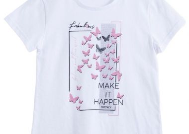 ΜΠΛΟΥΖΑ - ΛΕΥΚΟ ΛΕΥΚΟ - Frenzy style - 