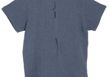 ΜΠΛΟΥΖΑ - ΜΠΛΕC519 BOM907INDIGOMELANGE ΜΠΛΕC519 BOM907INDIGOMELANGE - BUDDIES - 