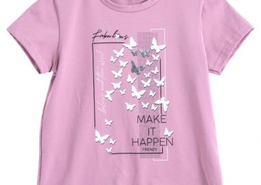 ΜΠΛΟΥΖΑ - Ροζ dusty ΡΟΖ DUSTY - Frenzy style - 