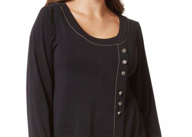 ΜΠΛΟΥΖΑ ΛΑΙΜΟΚΟΨΗ ΜΕ ΚΟΥΜΠΙΑ - Anna Raxevsky - 