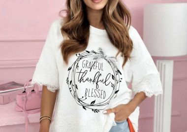 ΜΠΛΟΥΖΑ ΜΕ ΔΑΝΤΕΛΑ POWDER - sense-shop - 