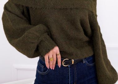 ΜΠΛΟΥΖΑ ΠΛΕΚΤΗ ΕΞΩΜΗ - OPHELIE - fashionroom - 