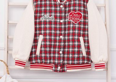 ΜΠΟΜΠΕΡ ΤΖΑΚΕΤ ΚΟΚΚΙΝΟ - COLLEGE -  - 