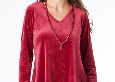 ΜΠΟΡΝΤΩ ΒΕΛΟΥΔΙΝΗ ΜΠΛΟΥΖΑ ΜΕ ΜΟΥΣΕΛΙΝΑ - Anna Raxevsky - 