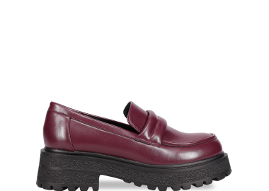 Μπορντώ chunky loafer - MIGATO - 