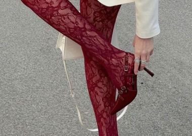 ΜΠΟΡΝΤΩ ΚΑΛΣΟΝ ΜΕ ΔΑΝΤΕΛΑ- ACE - fashionroom - 