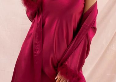 ΜΠΟΡΝΤΟ ΣΑΤΕΝ ΣΕΤ - SWAN - fashionroom - 