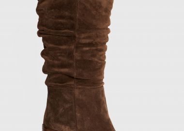 Μπότα σουέτ με τακούνι - 5206179043977 -  - 