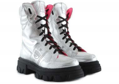 Μποτάκια Chiara Ferragni Laminated Silver CF3041_004-LAMINATED SILVER Γυναικείο - Chiara Ferragni - 