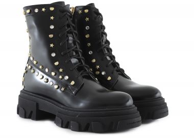 Μποτάκια Chiara Ferragni Studs Vegan CF3037_001-BLACK VEGAN Γυναικείο - Chiara Ferragni - 