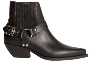 Μποτάκια Corina Μυτερό Με Αγκράφα M4720-NEGRO Γυναικείο - Corina - 