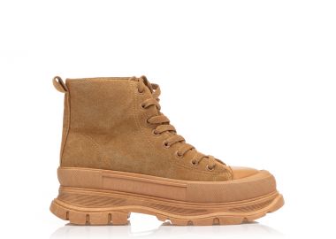 Μποτάκια κάμελ σουέτ ΚΑΜΕΛ - Tsoukalas - 