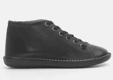 Μποτάκια με ελαστικά κορδόνια - Μαύρο - Issue - 