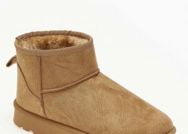 Μποτάκια με γούνα - Κάμελ - Issue - 