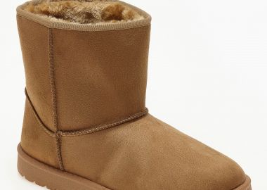 Μποτάκια με γούνα - Κάμελ - Issue - 