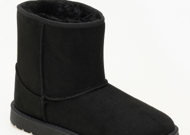Μποτάκια με γούνα - Μαύρο - Issue - 