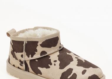 Μποτάκια suede με επένδυση - Cow - Issue - 