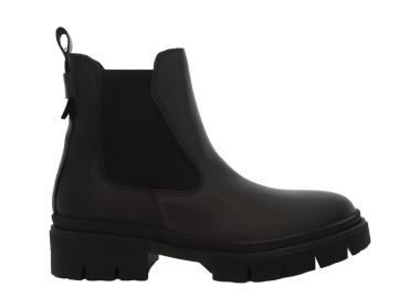 Μποτάκια Tamaris Δερμάτινα 1-25902-43-003-BLACK LEATHER Γυναικείο - Tamaris - 