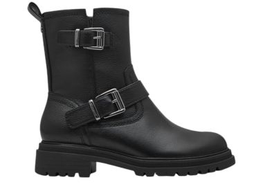 Μποτάκια Tamaris Με Φερμουάρ Εσωτερικά 1-25480-43-001-BLACK Γυναικείο - Tamaris - 