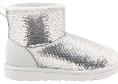 Μποτάκια Ugg Classic Mini Mirror Ball 1151291-SLVR Γυναικείο - Ugg - 