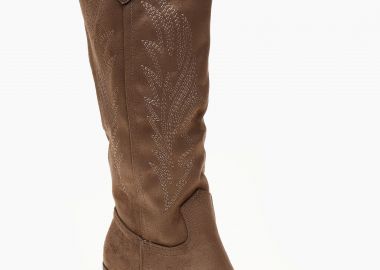 Μπότες Cowboy με κέντημα - Πούρο - Issue - 