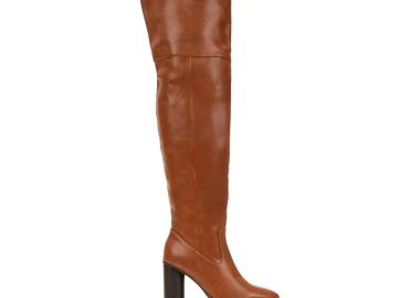 Μπότες κάμελ δερματίνη με χοντρό τακούνι ΚΑΜΕΛ - Tsoukalas - 