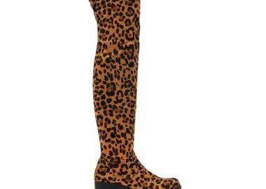 Μπότες λεοπάρ σουέτ κάλτσα ΛΕΟΠΑΡ - Tsoukalas - 
