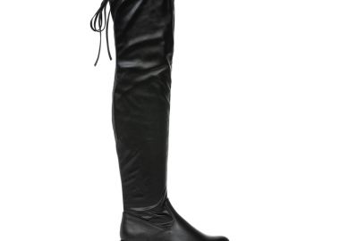 Μπότες μαύρες δερματίνη κάλτσα ΜΑΥΡΟ - Tsoukalas - 