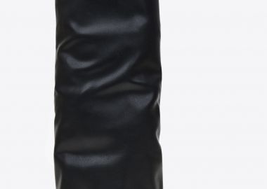 Μπότες με λεπτό τακούνι και εφέ γκέτας - Μαύρο - Issue - 