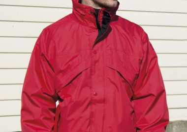 Μπουφάν 3 σε 1 με Fleece R068X Result Black Red - Result - 
