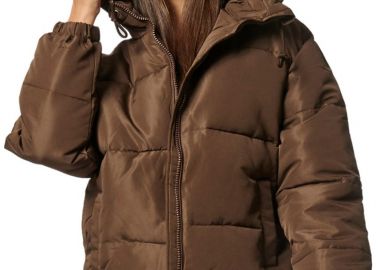 Μπουφάν Body Action Puffer With Hood 071330-06 Γυναικείο - Body Action - 
