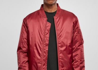 Μπουφάν Bomber BY030 Build Your Brand Burgundy - BYB - 