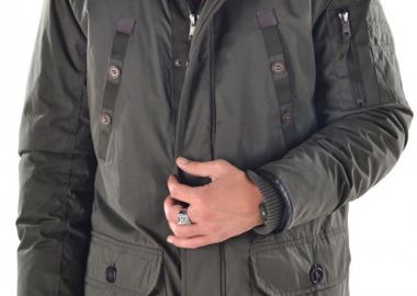 Μπουφάν Brokers Fur Details 16516-022-KHAKI Ανδρικό - Brokers - 
