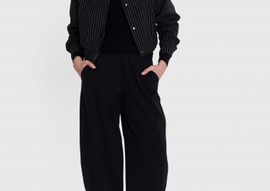 Μπουφάν cropped ριγέ - 5206179000703 -  - 