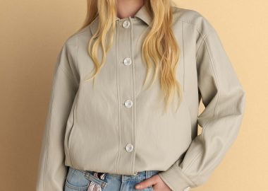 Μπουφάν δερματίνη με λάστιχο - 5206179071024 -  - 