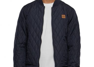Μπουφάν Diamond Quilt Nylon TB862 Urban Classics Navy Μπλε - Urban Classics - 