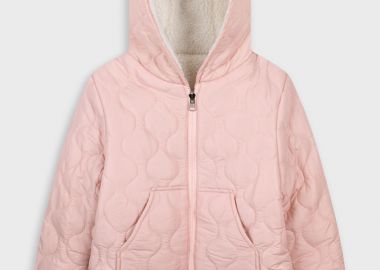 Μπουφάν διπλής όψης - ΣΚΟΝΙΣΜΕΝΟ ΡΟΖ 15-125303-1 - energiers - 