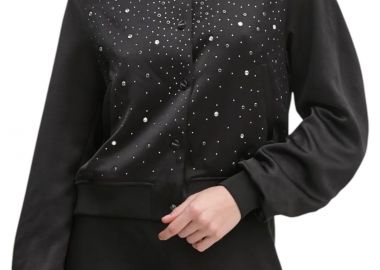 Μπουφάν DKNY Bomber Studs P4JJZXIZ-BLK Γυναικείο - DKNY - 