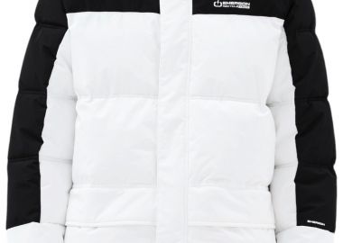 Μπουφάν Emerson Hooded Puffer 232.EM10.57-WHITE-BLACK Ανδρικό - Emerson - 