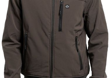Μπουφάν Emerson Soft Shell Ribbed With Hood 222.EM11.50-HAKI Ανδρικό - Emerson - 