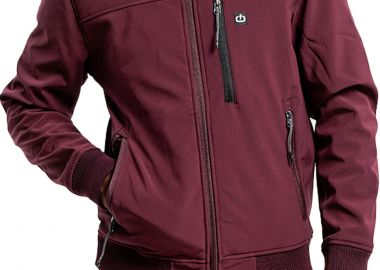 Μπουφάν Emerson Soft Shell Ribbed With Hood 222.EM11.50-WINE Ανδρικό - Emerson - 