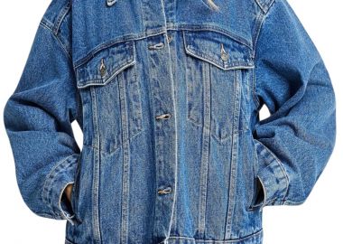 Μπουφάν Funky Buddha Jean Μπουφάν FBL013-164-01-MD BLUE Γυναικείο - Funky Buddha - 