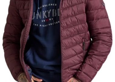 Μπουφάν Funky Buddha Με Αποσπώμενη Κουκούλα FBM010-002-01-BORDEAUX Ανδρικό - Funky Buddha - 